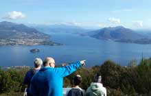 italy hiking tours to lake maggiore in santa caterina del sasso and mottarone 
